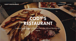 Desktop Screenshot of codysrestaurant.com